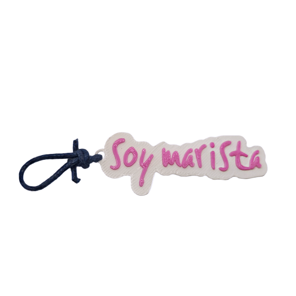 Llavero Soy Marista 3D