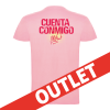 Camiseta Cuenta Conmigo Rosa