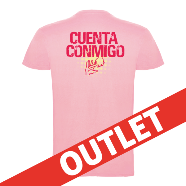Camiseta Cuenta Conmigo Rosa